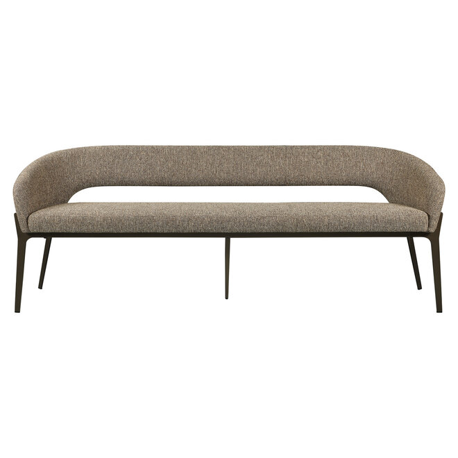 Eetkamer bank Kenzi brown tweed