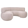 Eetkamer bank Sorrobon cayenne brown round (Set of 2)