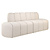 Eetkamer bank Landmark lodge desert straight - fully upholstered (Set of 2)