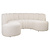 Eetkamer bank Landmark lodge desert round - fully upholstered (Set of 2)