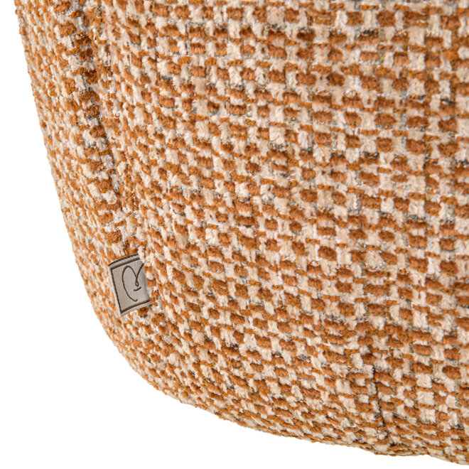 Eetkamerstoel Chase ginger jacquard swivel