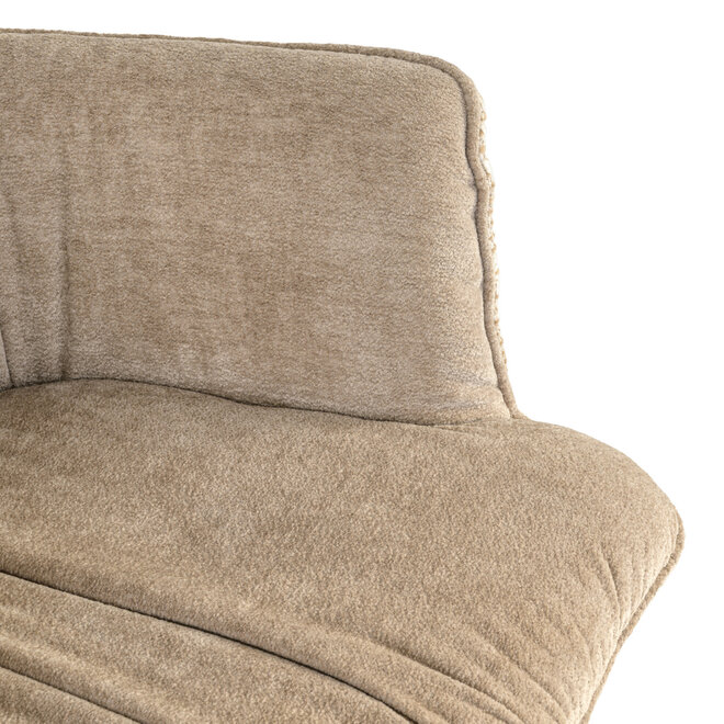 Eetkamerstoel Chase cream blockweave swivel