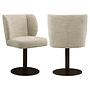 Eetkamerstoel Fiona natural softweave swivel