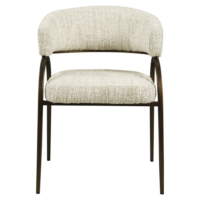 Eetkamerstoel Charda beige angora
