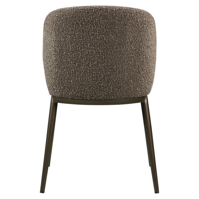 Eetkamerstoel Gandy brown chunky