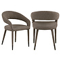 Eetkamerstoel Gia brown chunky