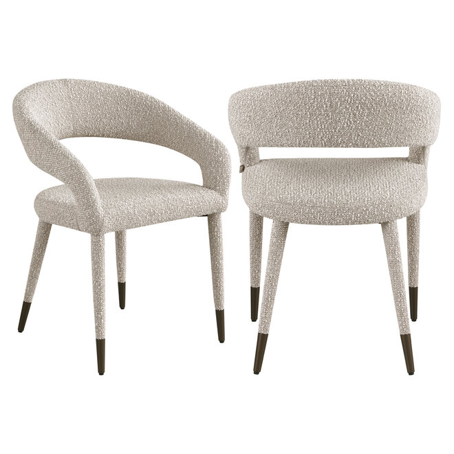 Eetkamerstoel Gia natural chunky