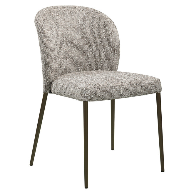 Eetkamerstoel Stacker earth tweed fire retardant (Set of 2)