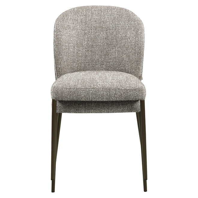 Eetkamerstoel Stacker earth tweed fire retardant (Set of 2)