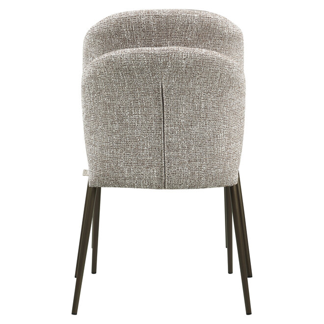 Eetkamerstoel Stacker earth tweed fire retardant (Set of 2)