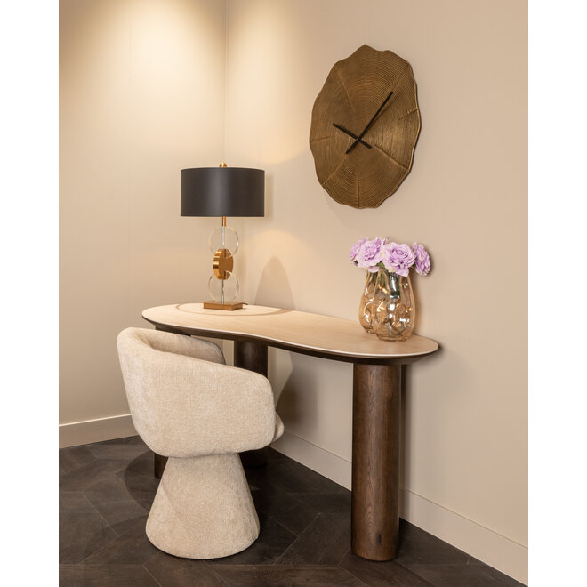 Eetkamerstoel Madeline mocca chunky swivel