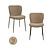 Eetkamerstoel Odarby brown tweed fire retardant (Set of 2)