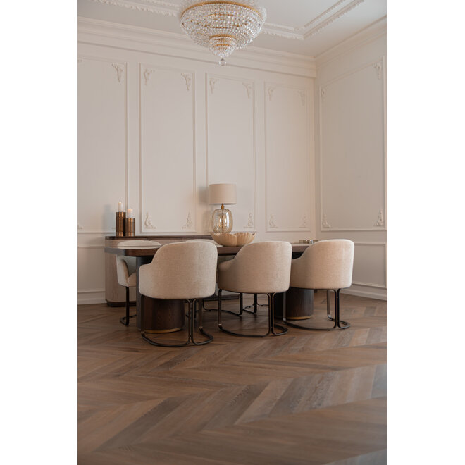Eetkamerstoel Hadley natural boldweave fire retardant