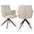 Eetkamerstoel Dakota natural chunky swivel with arm