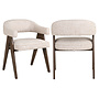 Eetkamerstoel Mori cream tweed fire retardant