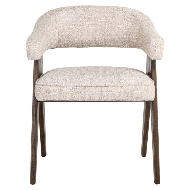 Eetkamerstoel Mori cream tweed fire retardant