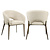 Eetkamerstoel Kenzi natural linear fire retardant