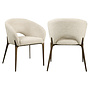 Eetkamerstoel Kenzi natural linear fire retardant