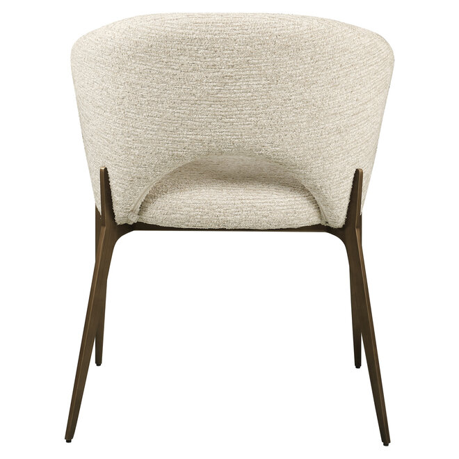 Eetkamerstoel Kenzi natural linear fire retardant