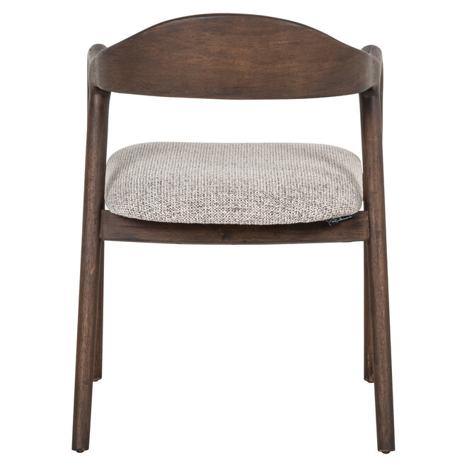 Eetkamerstoel Mihara mocca fancy fire retardant