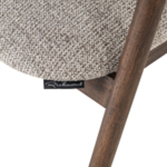 Eetkamerstoel Mihara mocca fancy fire retardant