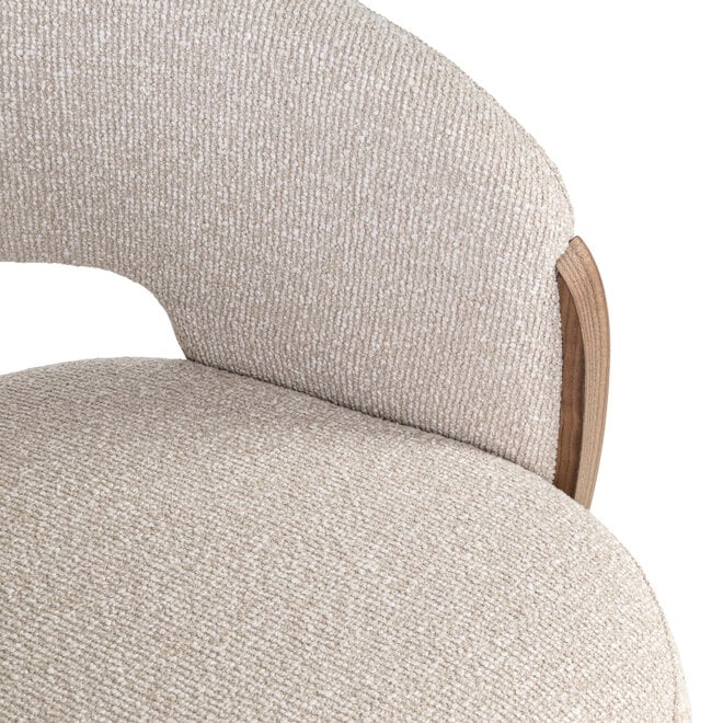 Eetkamerstoel Pollux lodge desert walnut - swivel