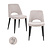 Eetkamerstoel Tabitha natural fancy fire retardant (Set of 2)