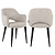 Eetkamerstoel Giovanna natural fancy fire retardant