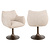 Eetkamerstoel Aldo natural linear swivel