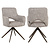 Eetkamerstoel Ginerva earth tweed swivel