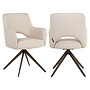 Eetkamerstoel Ginerva biscotti swivel