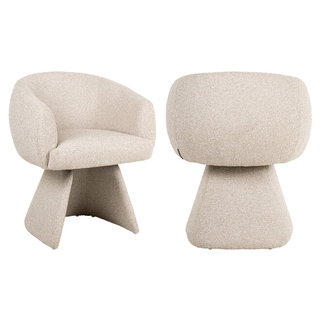 Eetkamerstoel Quiriro biscotti swivel