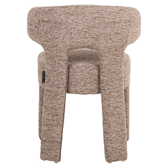 Eetkamerstoel Nerio mocca linear
