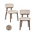 Eetkamerstoel Basker natural linear (Set of 2)