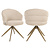 Eetkamerstoel Zendaya biscotti swivel fire retardant