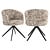 Eetkamerstoel Serenity brown omara swivel fire retardant