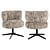 Eetkamerstoel Alexis brown omara swivel