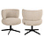 Eetkamerstoel Alexis biscotti swivel