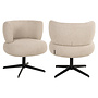Eetkamerstoel Alexis biscotti swivel