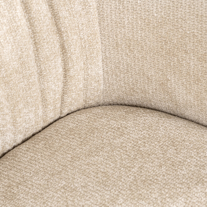 Eetkamerstoel Madeline cream unicorn swivel