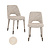 Eetkamerstoel Cecilia trendy nature (Set of 2)