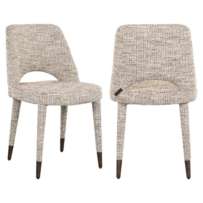 Eetkamerstoel Cecilia trendy nature (Set of 2)