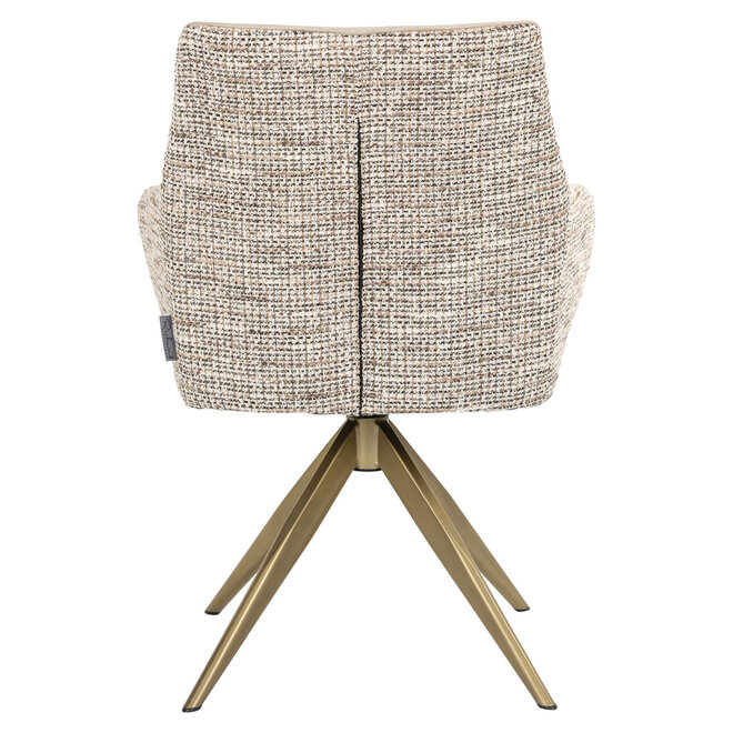 Eetkamerstoel Lisonne trendy nature swivel