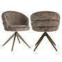 Eetkamerstoel Zendaya niagara stone swivel