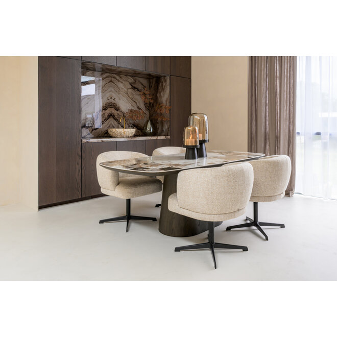 Eettafel Langford brown 200