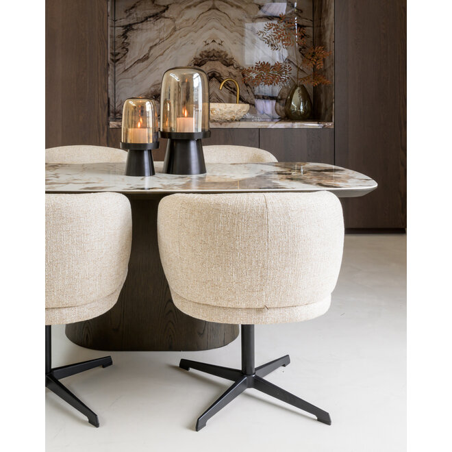 Eettafel Langford brown 200