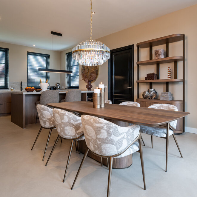 Eettafel Windsor walnut 230