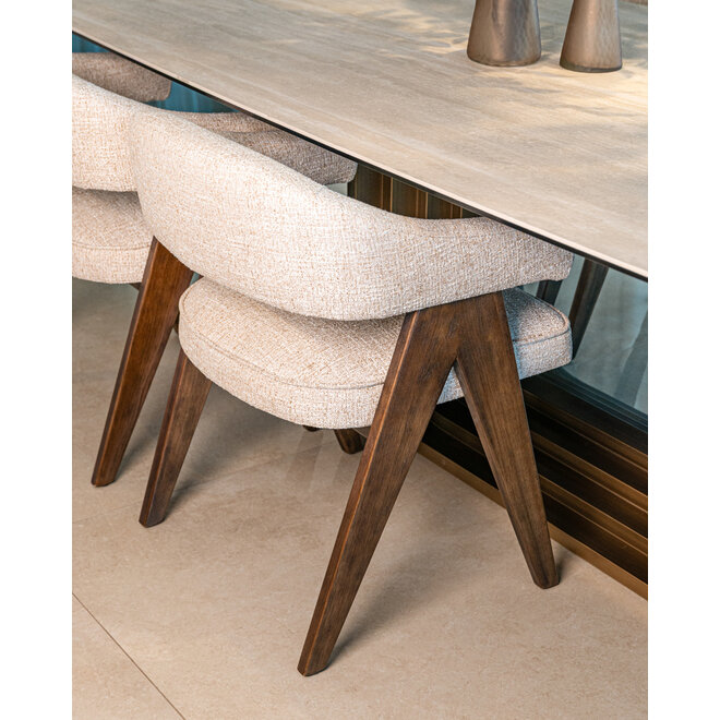 Eettafel Maxfield beige 300