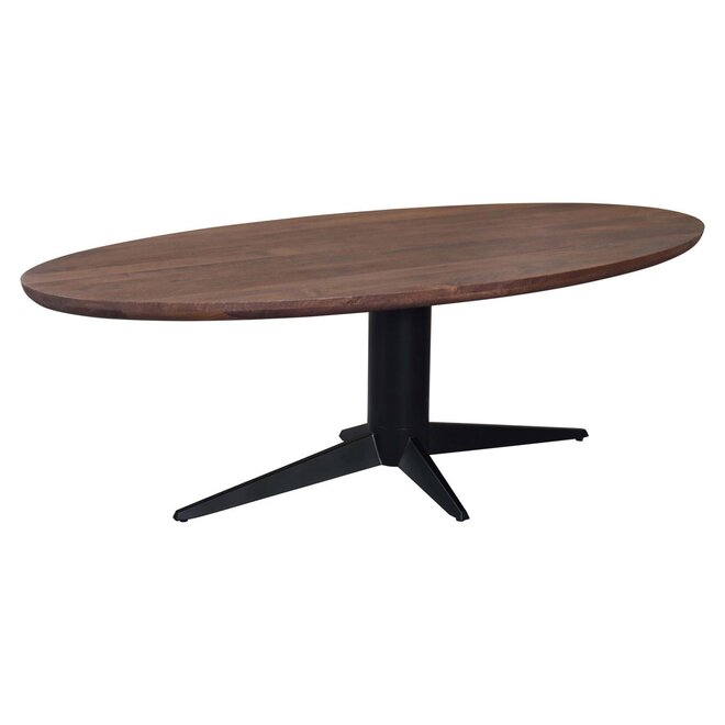 Eettafel Stafford spicebrown oval 230