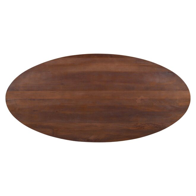 Eettafel Stafford spicebrown oval 230